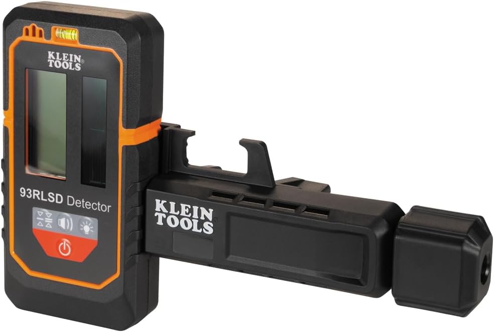 Klein Tools 93RLS Green Self-Leveling Rotary Laser Level Kit, Horizontal/Vertical with Plumb Spot, 1150-Foot Range, Rechargeable, Tripod, Detector, 9-Foot Grade Rod, Carrying Case, ≤ 5mW Class 3R