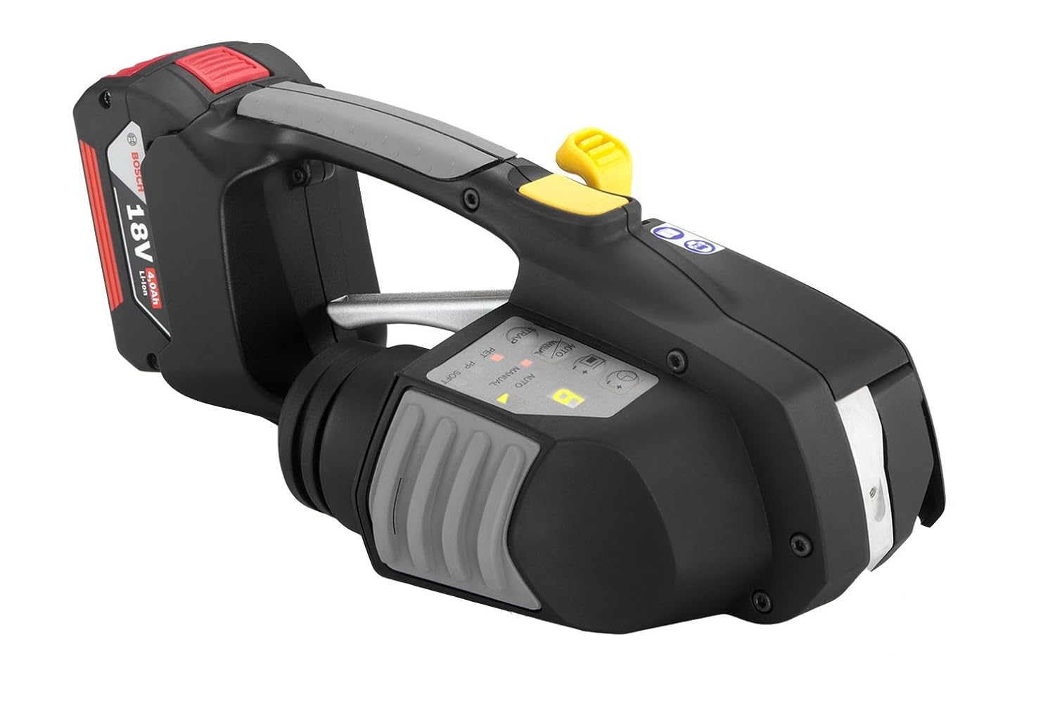 Battery Powered Automatic 5/8" PET & PP Combination Strapping Tool